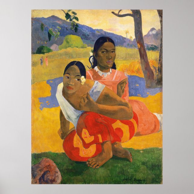 Póster PAUL GAUGUIN - Nafea faa ipoipo 1892 (Frente)