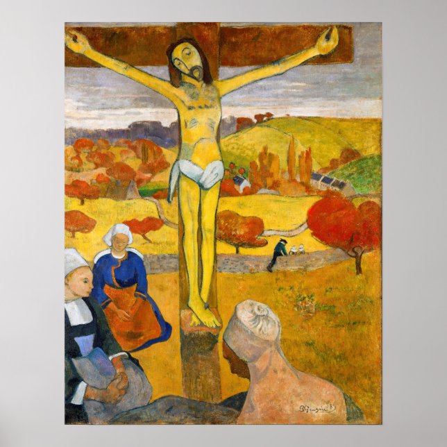 Poster Paul Gauguin - O Cristo amarelo (Frente)