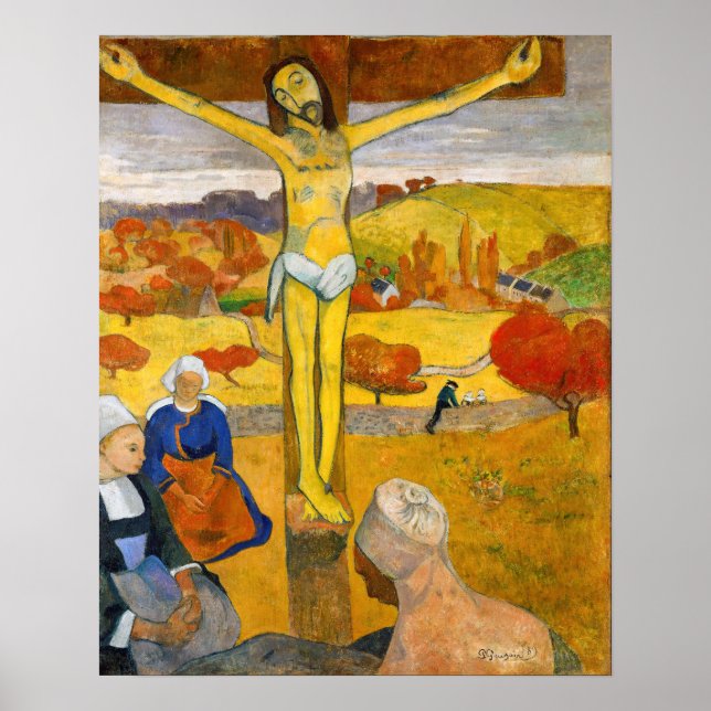 Poster Paul Gauguin - O Cristo Amarelo (Frente)