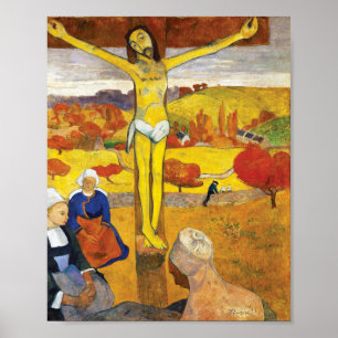 Poster Paul Gauguin O Cristo Amarelo Arte Fina Vintage