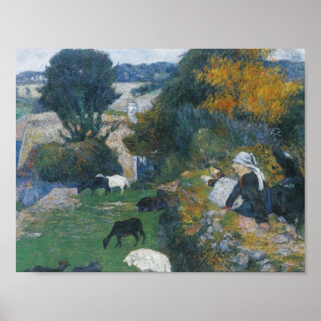 Poster Paul Gauguin - O Pastor Bretão (Frente)