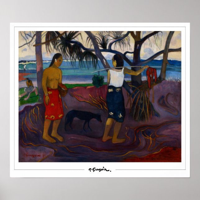Poster Paul Gauguin Zedign Cartaz de Arte #121 (Frente)