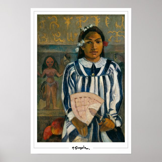Poster Paul Gauguin Zedign Cartaz de Arte #161 (Frente)