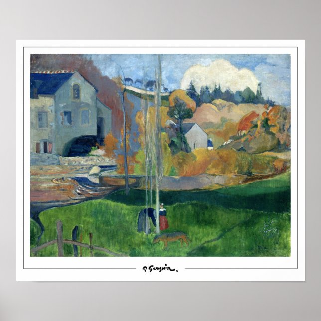 Poster Paul Gauguin Zedign Cartaz de Arte #212 (Frente)