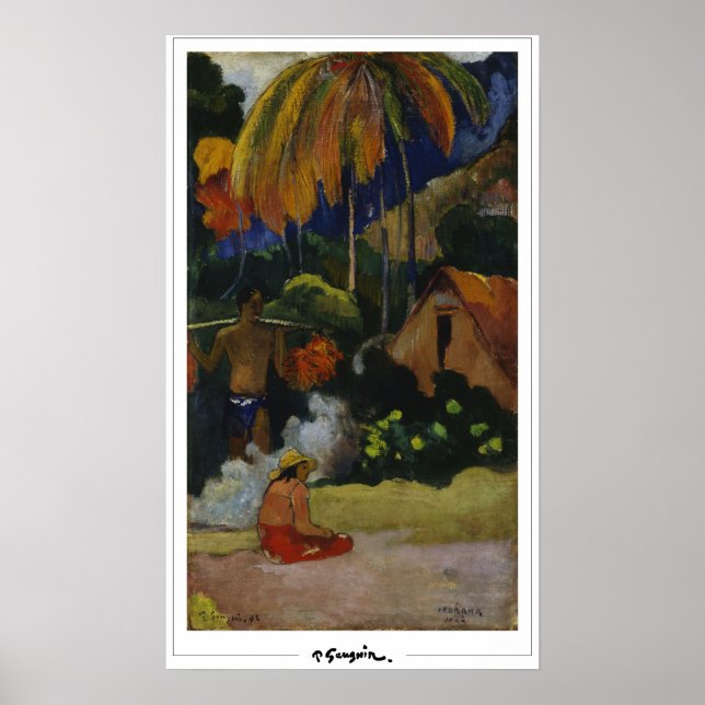 Poster Paul Gauguin Zedign Cartaz de Arte #438 (Frente)