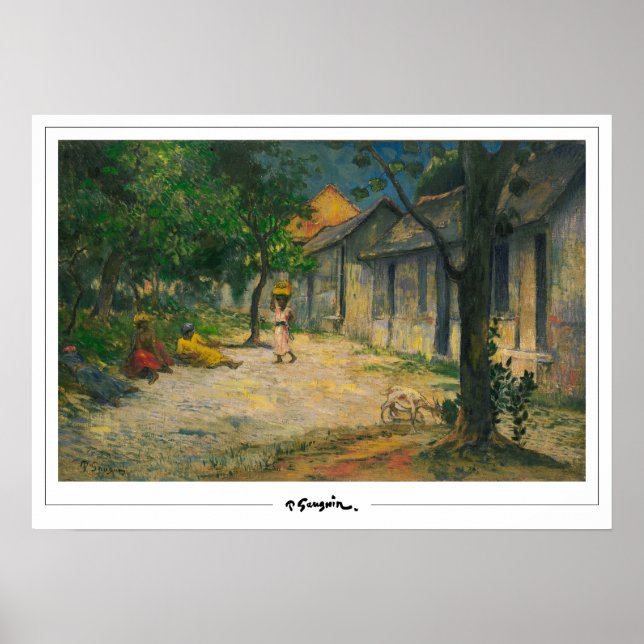 Poster Paul Gauguin Zedign Cartaz de Arte #496 (Frente)