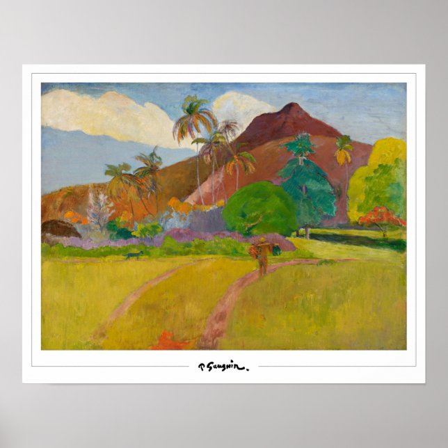 Poster Paul Gauguin Zedign Cartaz de Arte #98 (Frente)