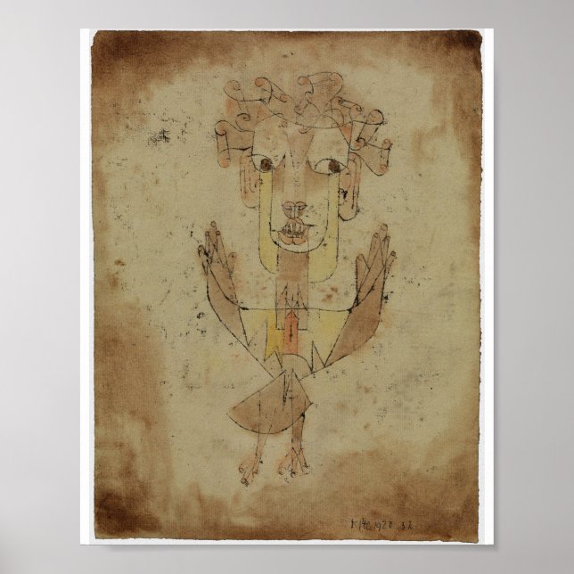 Poster Paul Klee - Angelus Novus (Frente)
