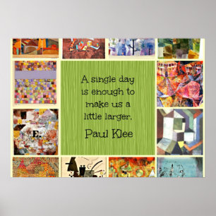 Poster Paul Klee Art Collage com Cotação