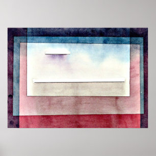 Póster Paul Klee art: Descanso, pintura de Paul Klee