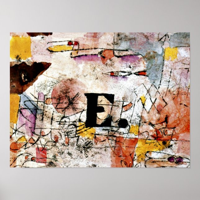 Póster Paul Klee art - Waterfowl - Duck, 1919 (Frente)