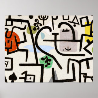 Poster Paul Klee, Bauhaus Abstract Art