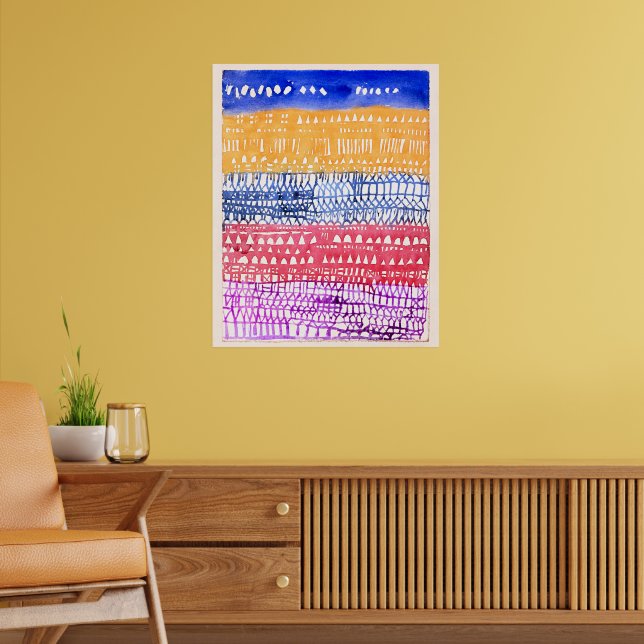 Poster Paul Klee - Cidade Antiga,  (Sala de Estar 2)