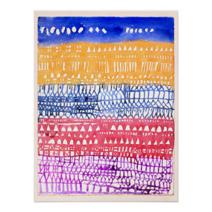 Póster Paul Klee - Cidade Antiga, 