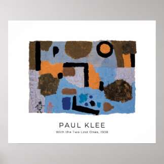 Poster Paul Klee, com os dois perdidos - Belas Artes