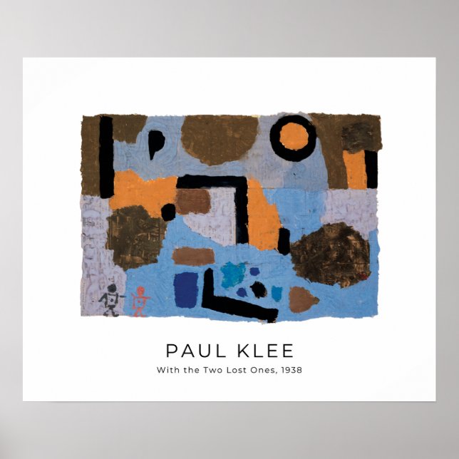Poster Paul Klee, com os dois perdidos - Belas Artes (Frente)