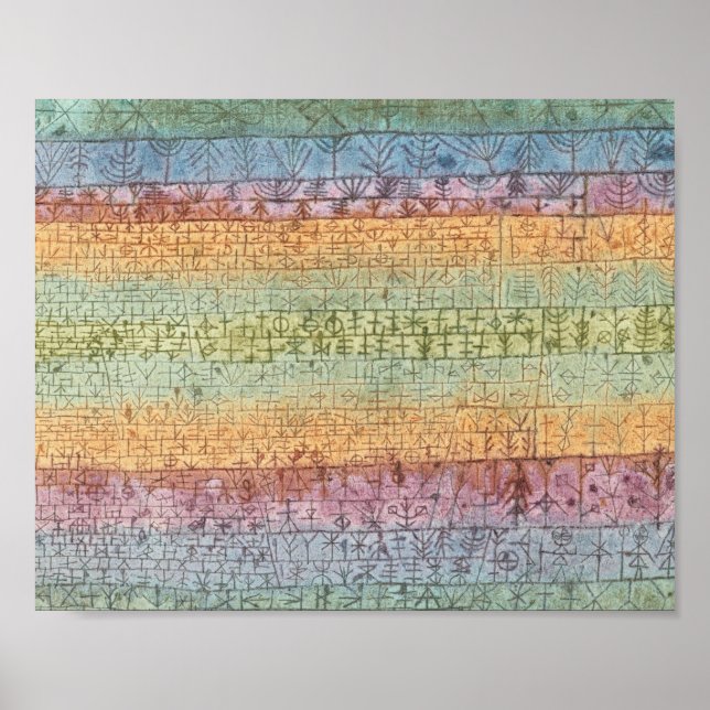 Poster Paul Klee - Enfermeiro da Árvore (Frente)