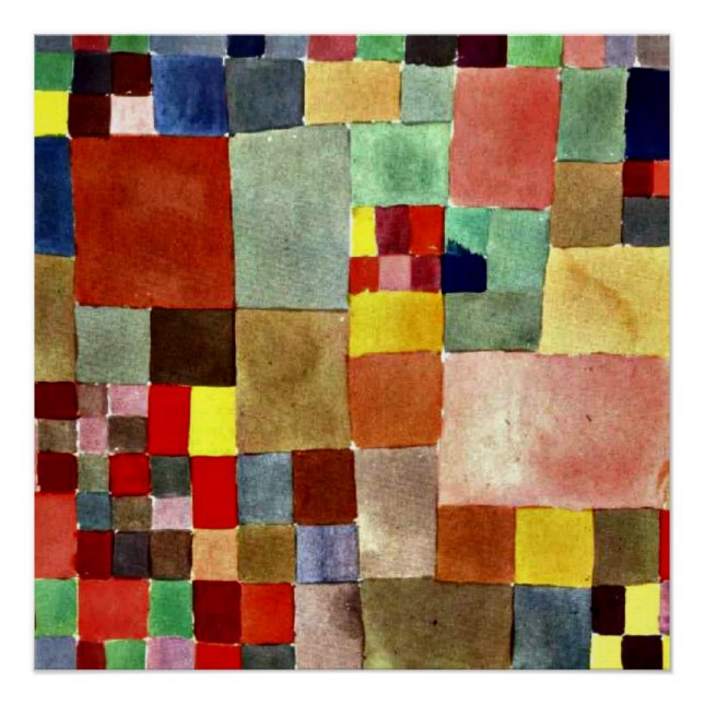 Póster Paul Klee - Flora na Areia (Frente)