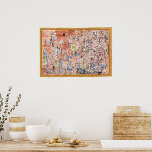 Poster Paul Klee, Folhagem Esparsa,