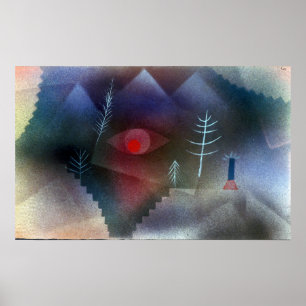 Poster Paul Klee Glance de uma Paisagem