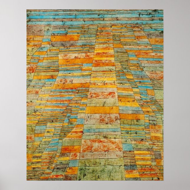 Poster Paul Klee Highway e passagens (Frente)
