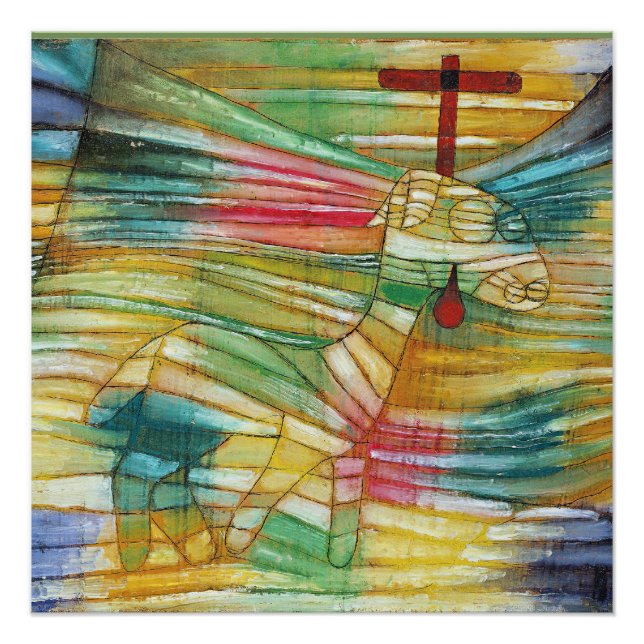 Póster Paul Klee, O Cordeiro, (Frente)