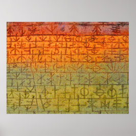 Póster Paul Klee O Enfermeiro Da Árvore