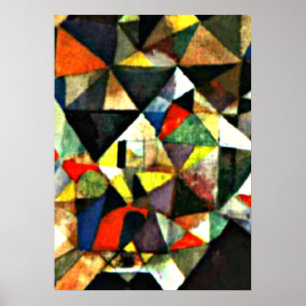 Poster Paul Klee painting, With the Egg