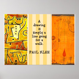 Póster Paul Klee Paintings e Paul Klee Cote