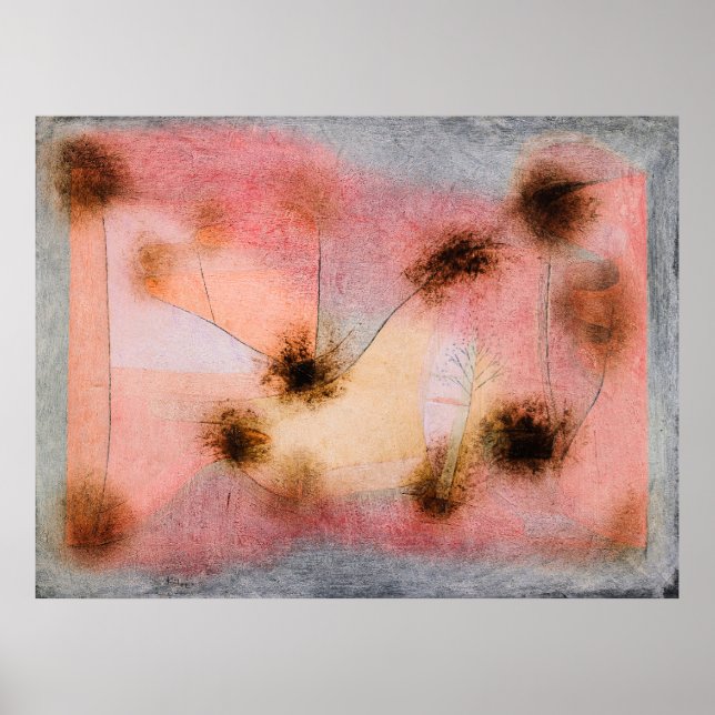 Poster Paul Klee - Plantas Resistentes (Frente)