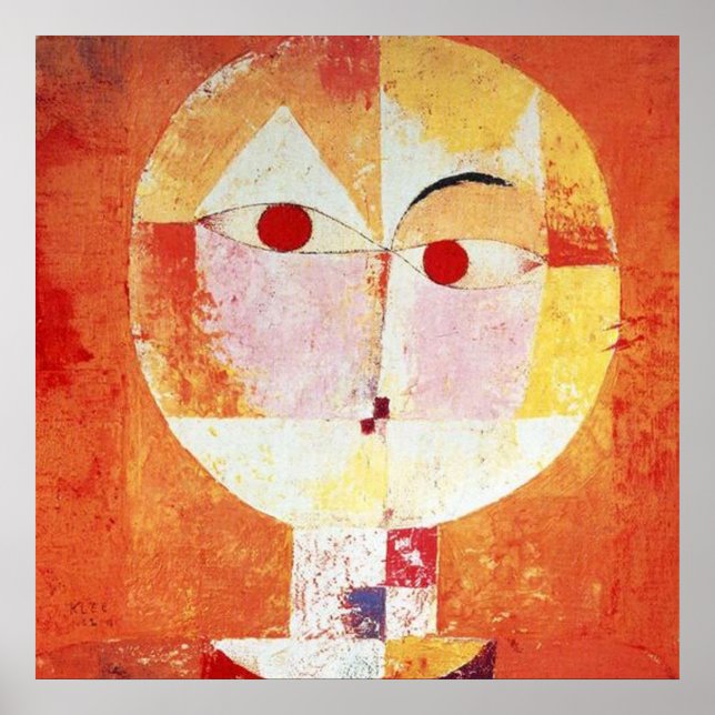 Poster Paul Klee Senecio (Frente)