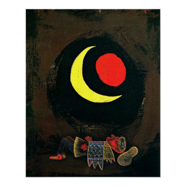 Póster Paul Klee - Sonho Forte (Frente)