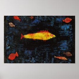 Póster Paul Klee The Goldfish Vintage Watercolor Art