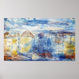 Póster Paul Klee Vista uma plaza de Una