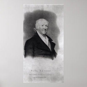 Poster Paul Revere, da "Revista Nova Inglaterra"