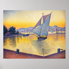 Poster Paul Signac - A Porta do Sunset, Opus 236