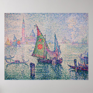 Poster Paul Signac - A vela verde