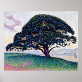 Poster Paul Signac Bonaventure pine CC1265 Pointillism XL