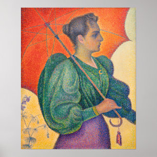 Poster Paul Signac - Mulher com Parasol