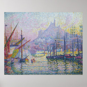 Poster Paul Signac - Notre-Dame-de-la-Garde, Marselha