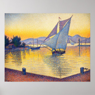 Poster Paul Signac - O Porto ao Pôr do Sol, Ópera 236