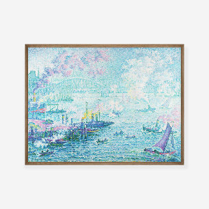 Poster Paul Signac Port of Rotterdam Painting Art Impress