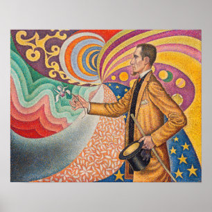 Poster Paul Signac - Retrato de M Felix Feneon, Opus 217