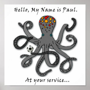 Poster Paul the soccer octopus