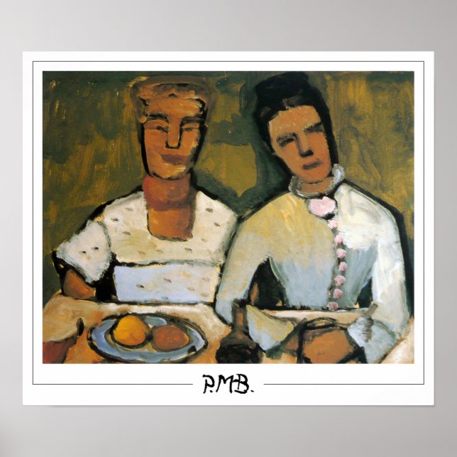 Poster Paula Modersohn-Becker Zedign Cartaz de Arte #162 (Frente)