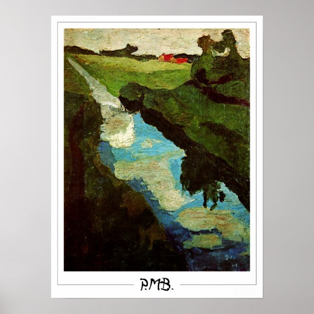 Poster Paula Modersohn-Becker Zedign Cartaz de Arte #180 (Frente)