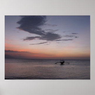 Póster pausa do amanhecer