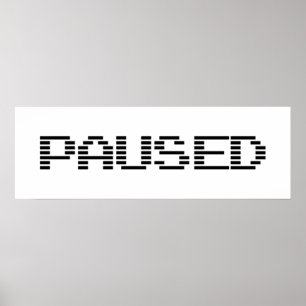 POSTER PAUSADO