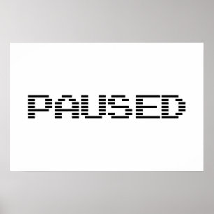 POSTER PAUSADO