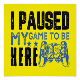 PÓSTER PAUTEI MEU JOGO...